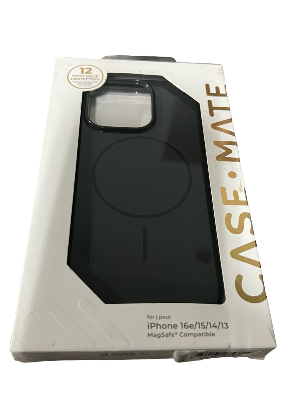 case-mate MagSafe Compatible Black iPhone Case Fits iPhone 16/15/14/13) open box